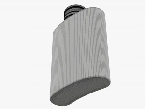 Flask Liquor Stainless Steel 09 3D Model