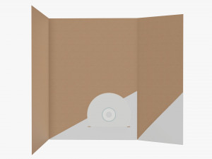 Folder Dvd Disc Presentation 3D Model