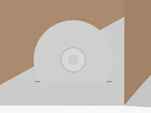 Folder Dvd Disc Presentation 3D Model