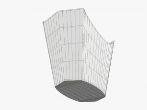 French Fries Fastfood Paper Box 01 3Dモデル