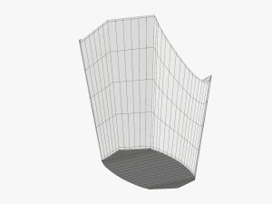 French Fries Fastfood Paper Box 01 3D Model