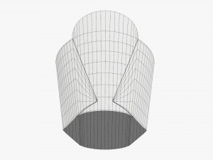 French Fries Fastfood Paper Box 02 Modelo 3D