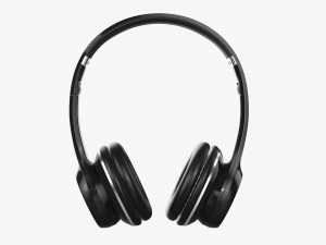 Headphones Bluetooth Black 3D 모델