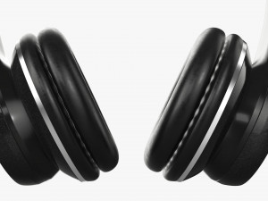Headphones Bluetooth Black 3D 모델