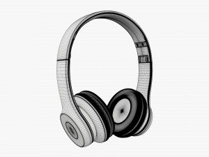 Headphones Bluetooth Blue Modèle 3D