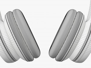 Headphones Bluetooth Blue Modèle 3D