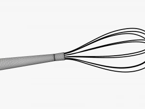 Kitchen Whisk 3D Model