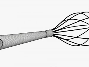Kitchen Whisk 3D Model