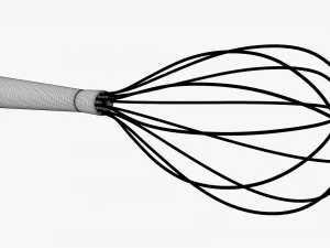 Kitchen Whisk 3D Model