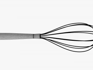 Kitchen Whisk 3D Model