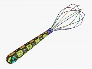 Kitchen Whisk 3D Model