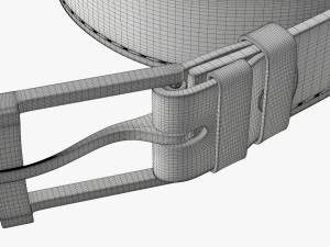 Cintura in pelle Modello 3D