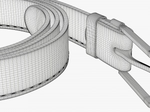 Leather Belt Modelo 3D