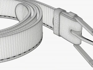 Cintura in pelle Modello 3D
