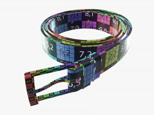 Cintura in pelle Modello 3D