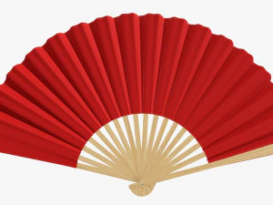 Open Hand Fan 3D Model