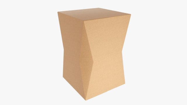 Packaging Box With Beveled Corners 01 Modello 3D .c4d .max .obj .3ds .fbx .stl .blend
