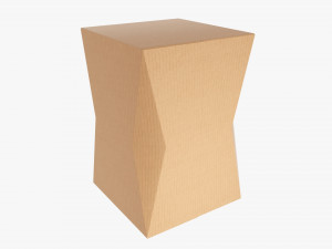 Packaging Box With Beveled Corners 01 3D Model