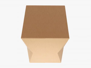 Packaging Box With Beveled Corners 01 3D Model