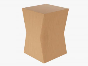 Packaging Box With Beveled Corners 01 3D Model