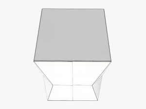 Packaging Box With Beveled Corners 01 3D Model