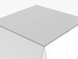 Packaging Box With Beveled Corners 01 3D Model