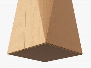 Packaging Box With Beveled Corners 02 3D Model