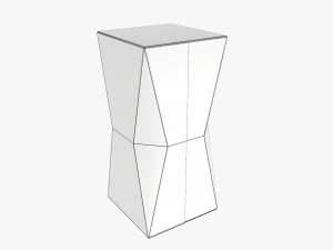 Packaging Box With Beveled Corners 02 3D Model