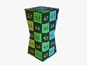 Packaging Box With Beveled Corners 02 3D Model