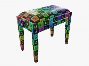 Piano Chair Model 3D