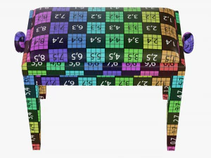 Piano Chair 3D Model