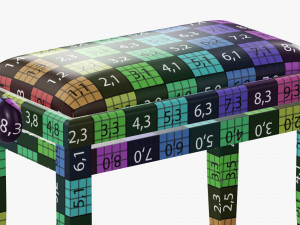 Piano Chair Model 3D