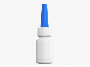 Plastic Bottle For Glue 3D Модель