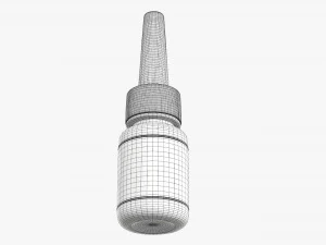 Plastic Bottle For Glue 3D Model