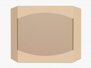 Retail Cardboard Display Box 01 Model 3D
