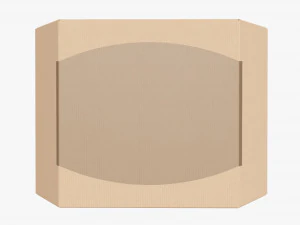 Retail Cardboard Display Box 01 3D Model