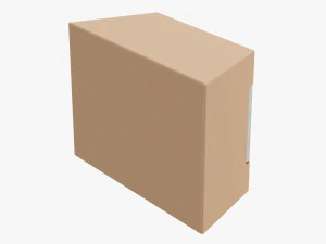 Retail Cardboard Display Box 01 3D Model