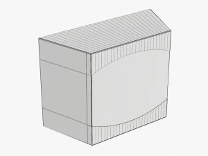Retail Cardboard Display Box 01 3D Model