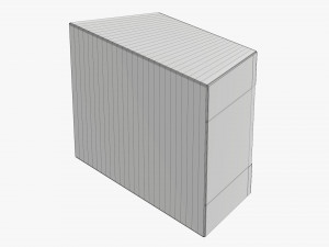 Retail Cardboard Display Box 01 Model 3D