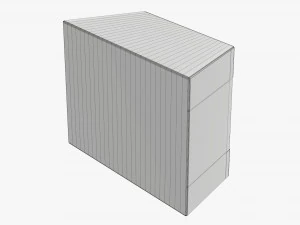 Retail Cardboard Display Box 01 3D Model