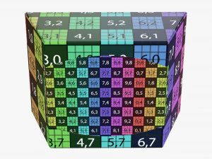 Retail Cardboard Display Box 01 3D Model