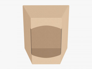 Retail Cardboard Display Box 02 Modelo 3D