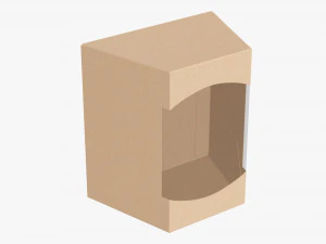 Retail Cardboard Display Box 02 3D Model