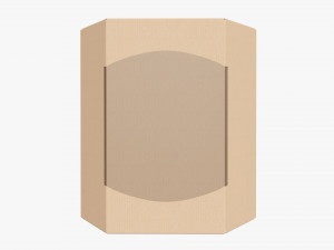 Retail Cardboard Display Box 02 Modelo 3D