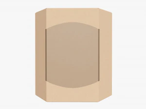 Retail Cardboard Display Box 02 3D Model