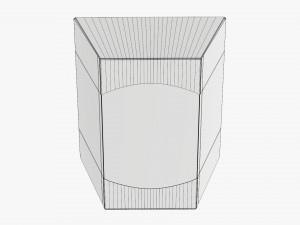Retail Cardboard Display Box 02 Modelo 3D