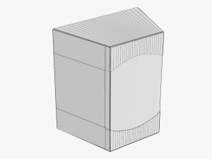 Retail Cardboard Display Box 02 Modelo 3D