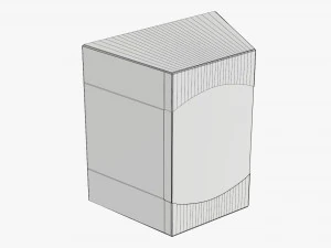 Retail Cardboard Display Box 02 3D Model