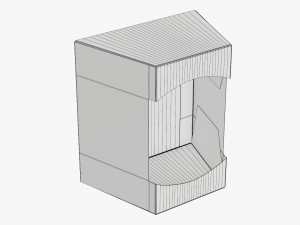 Retail Cardboard Display Box 02 Modelo 3D