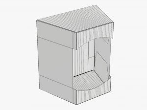 Retail Cardboard Display Box 02 3D Model